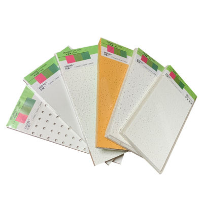 オプティックスター天井設計 60x60 木製ミネラルファイバー天井タイル
